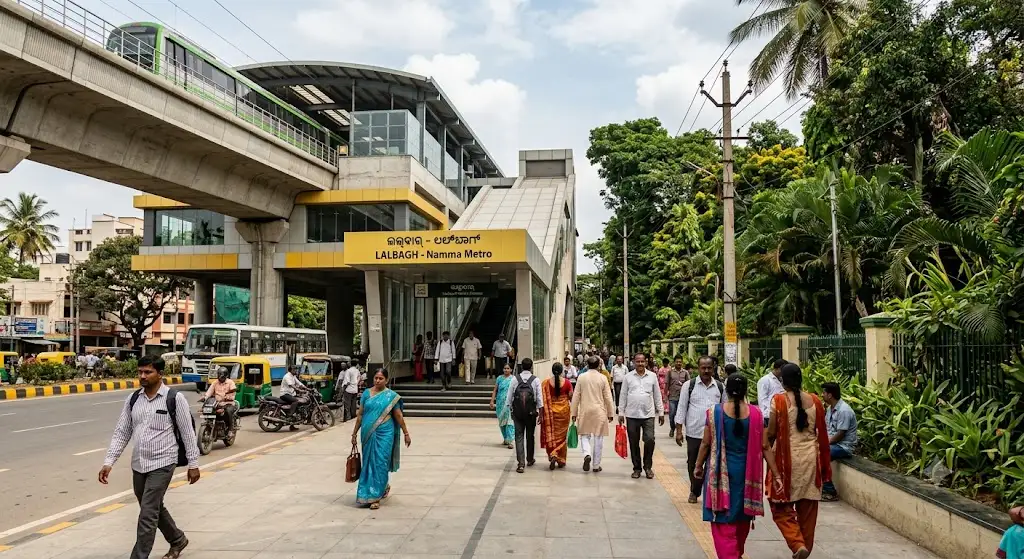Lalbagh Botanical Garden Metro Station
