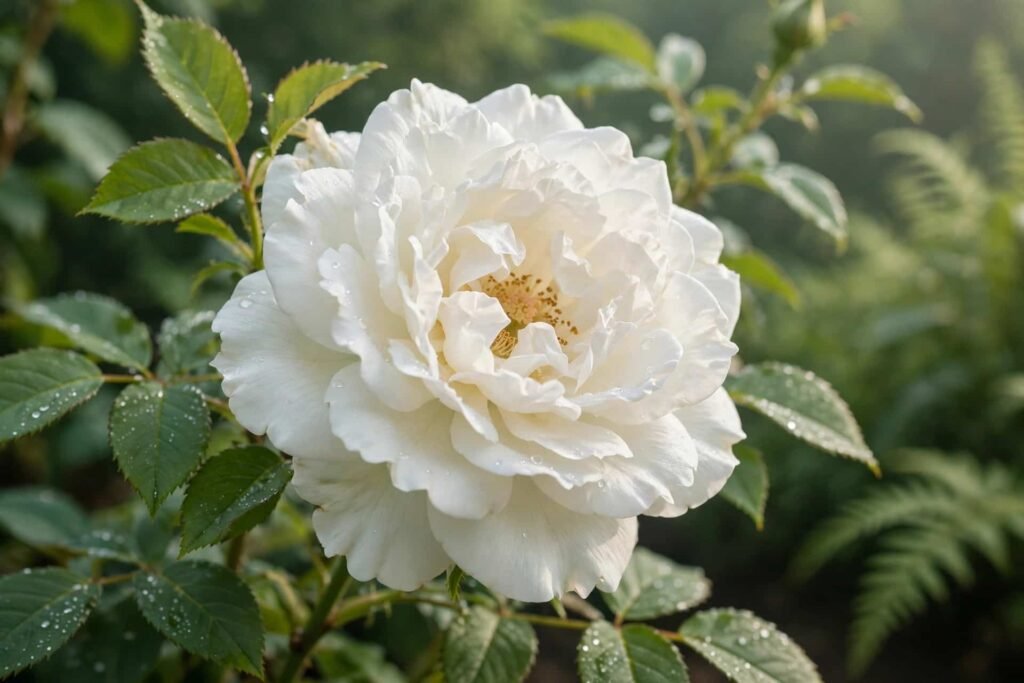 taj mahal white rose fragrant variety in lalbagh botanical garden
