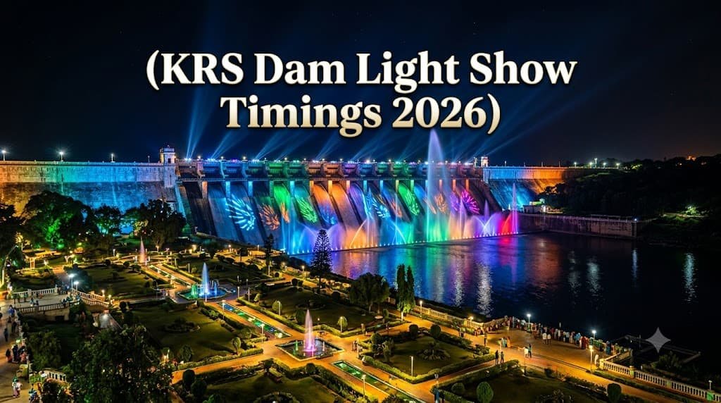 KRS Dam Light Show Timings
