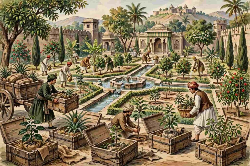 tipu sultan importing exotic plants in lalbagh botanical garden