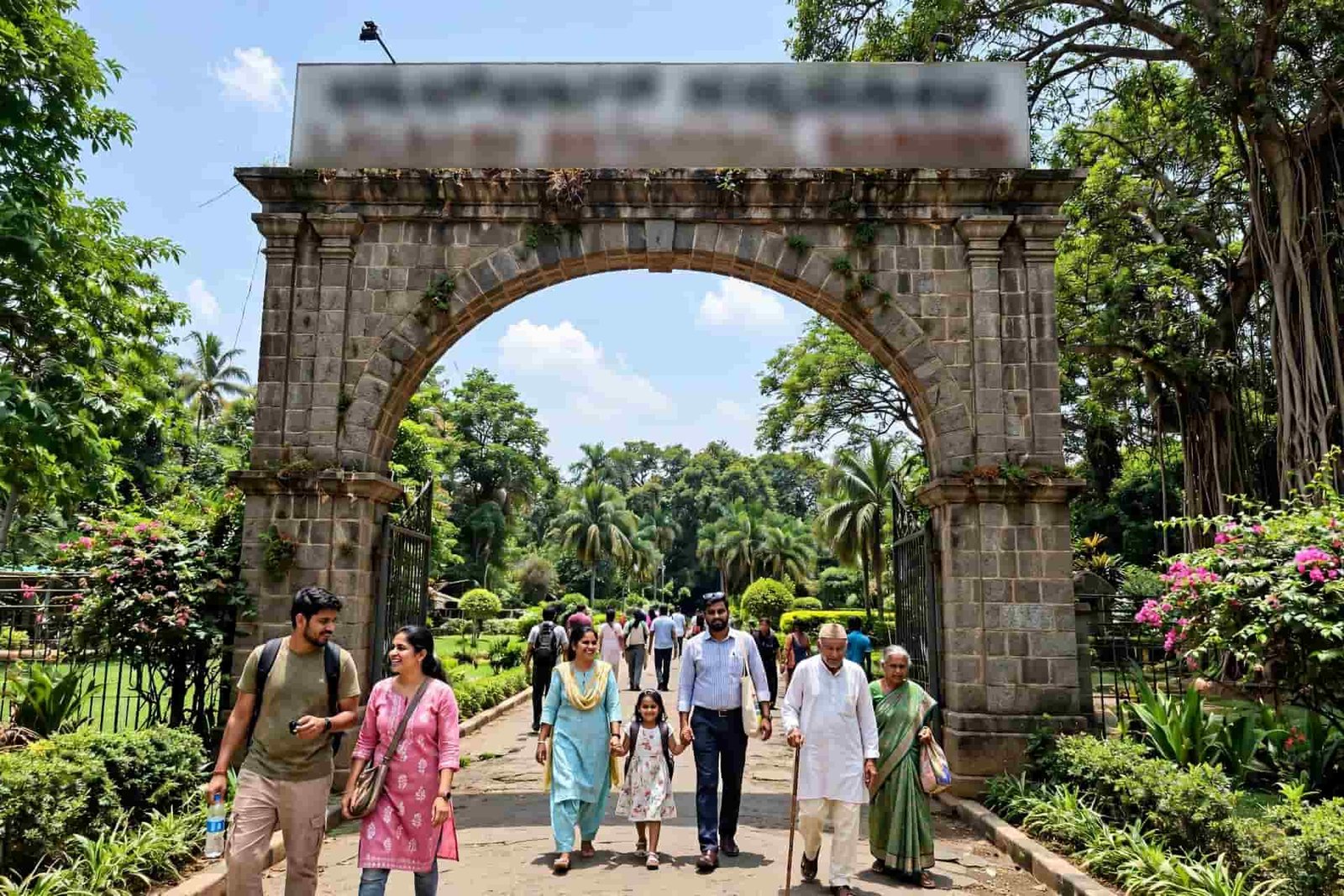 Lalbagh Botanical Garden Main Gate entrance in Bangalore