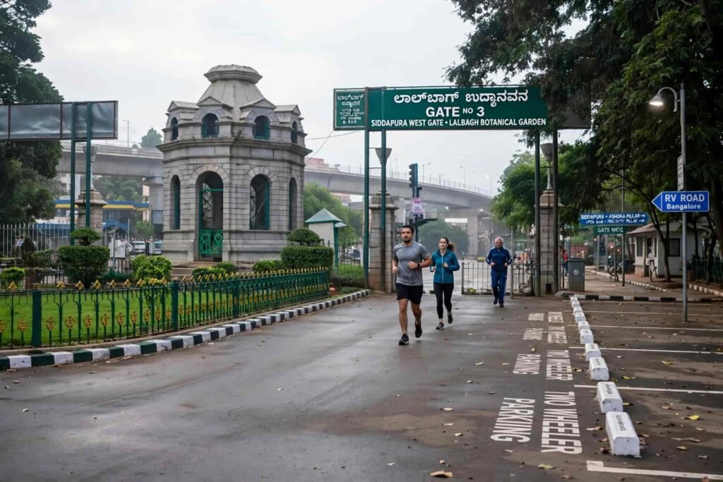 lalbagh botanical garden west gate no 3 siddapura best gate for morning walk