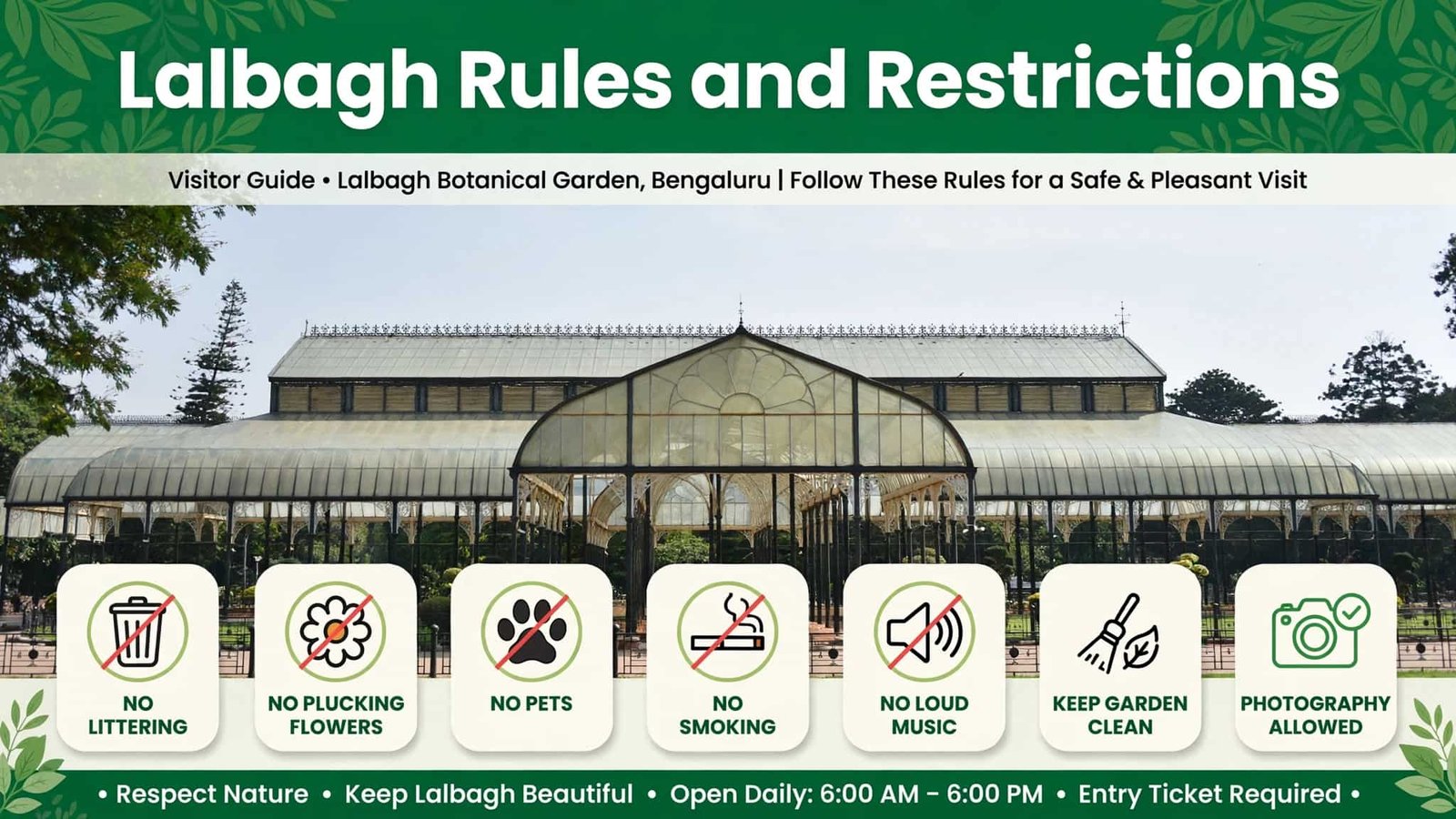 Lalbagh Rules and Restrictions