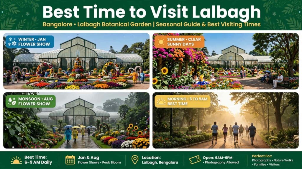 Best Time to Visit Lalbagh