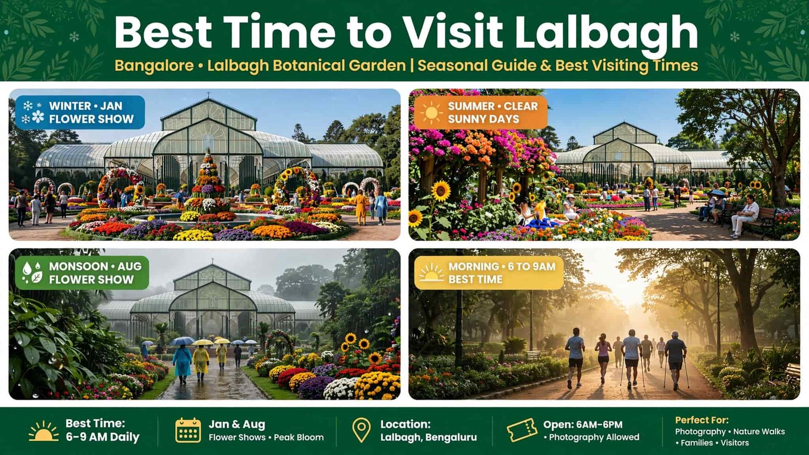 Best Time to Visit Lalbagh