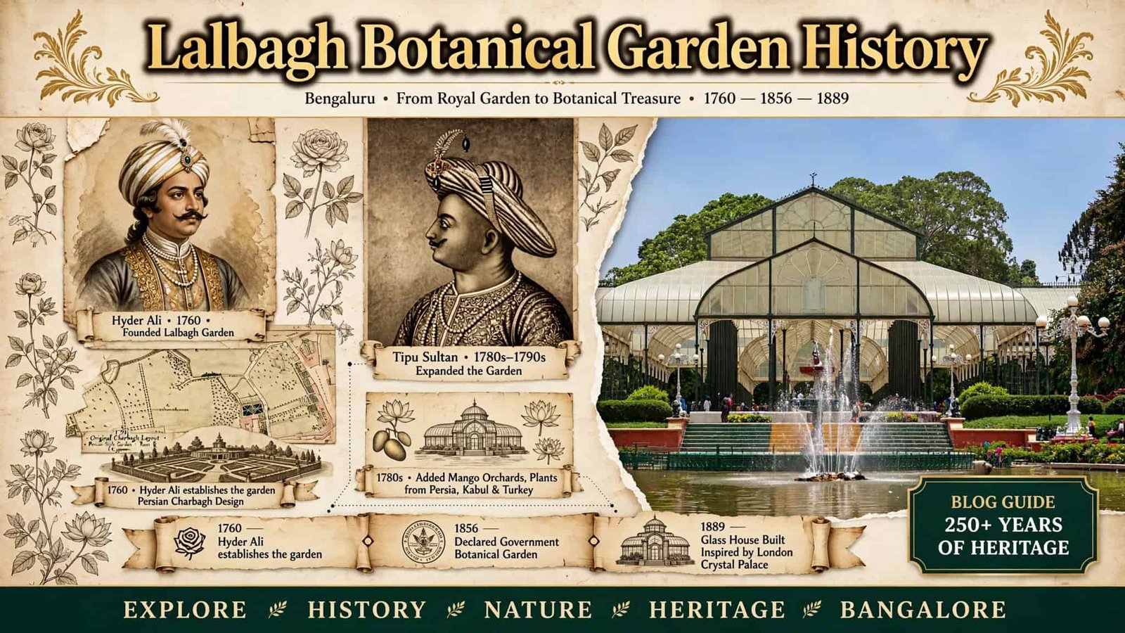 Lalbagh Botanical Garden History