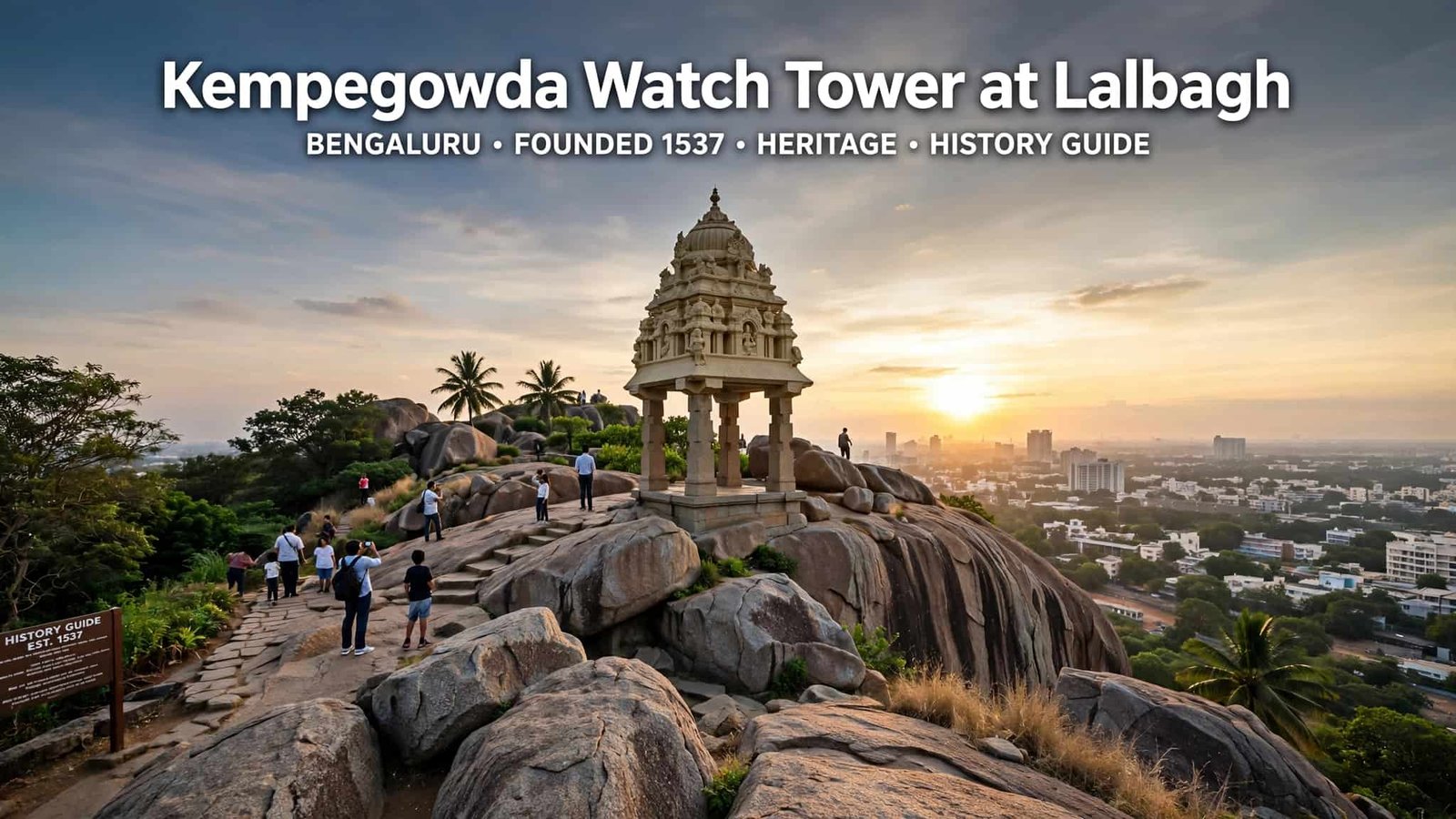 Kempegowda Watch Tower at Lalbagh