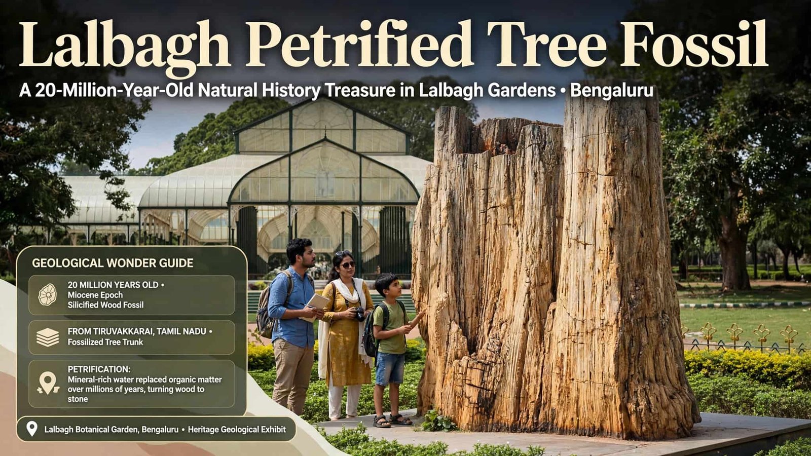 Lalbagh Petrified Tree Fossil